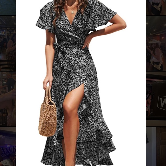 Faux wrap dress - Picture 5 of 5